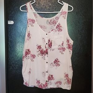 Floral tank top